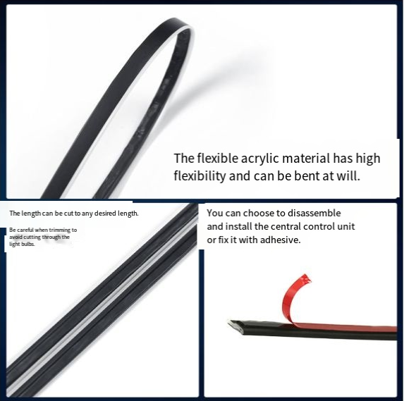 USB Car Ambient Music Light