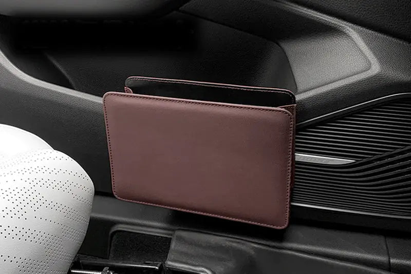 Portable car trash can