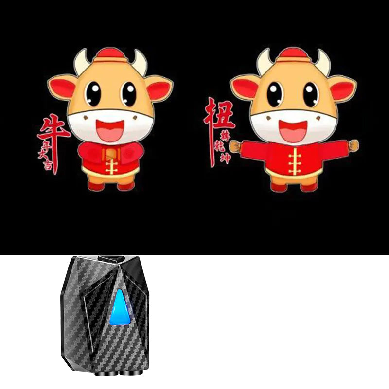 Car Door Dynamic Welcome Light with Projection Effect