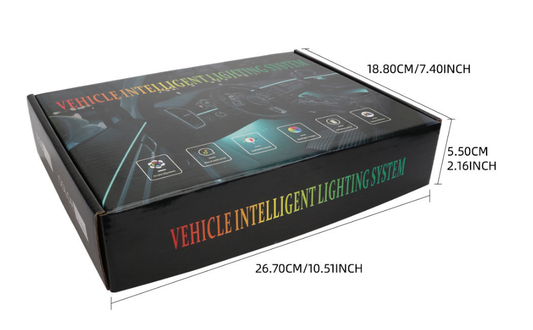 USB Car Ambient Music Light