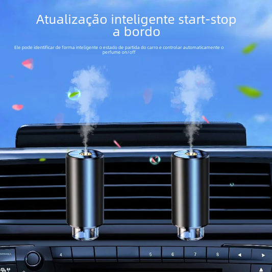 Car Air Freshener with Intelligent Diffuser and Purifier