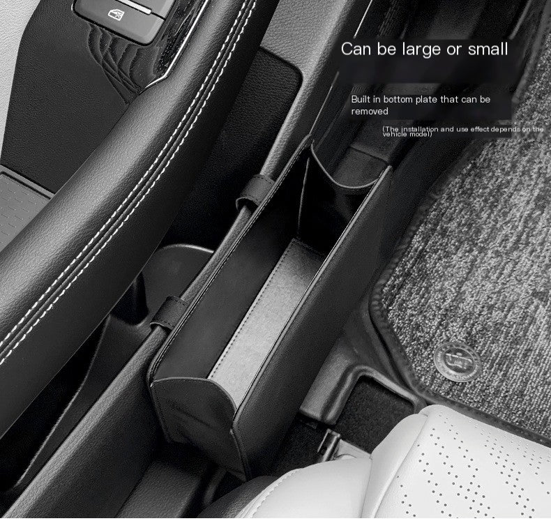 Portable car trash can