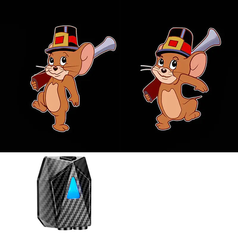 Car Door Dynamic Welcome Light with Projection Effect