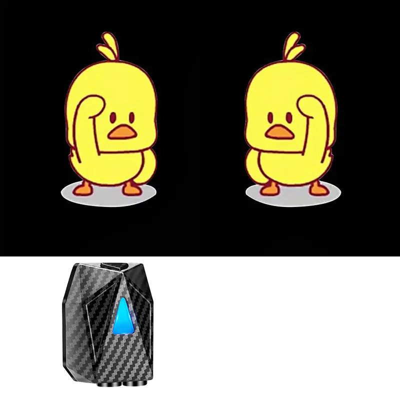 Car Door Dynamic Welcome Light with Projection Effect