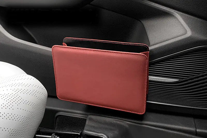 Portable car trash can