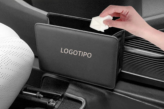 Portable car trash can