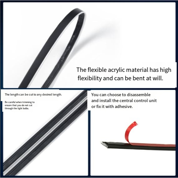 USB Car Ambient Music Light