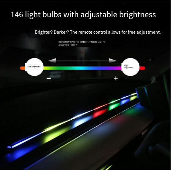 USB Car Ambient Music Light