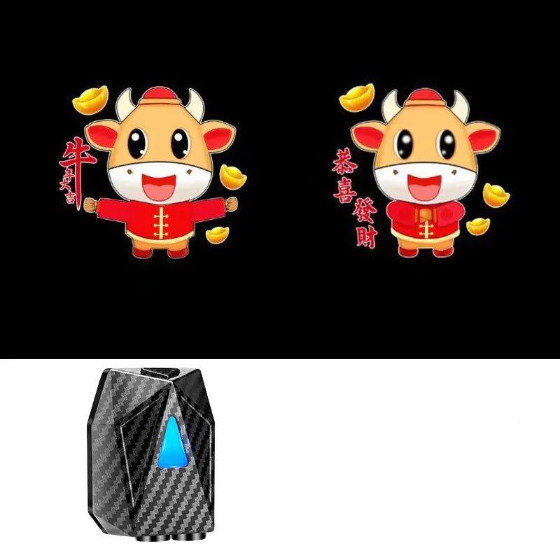 Car Door Dynamic Welcome Light with Projection Effect