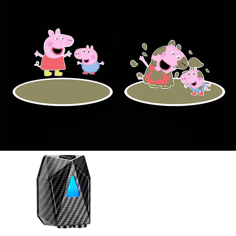 Car Door Dynamic Welcome Light with Projection Effect