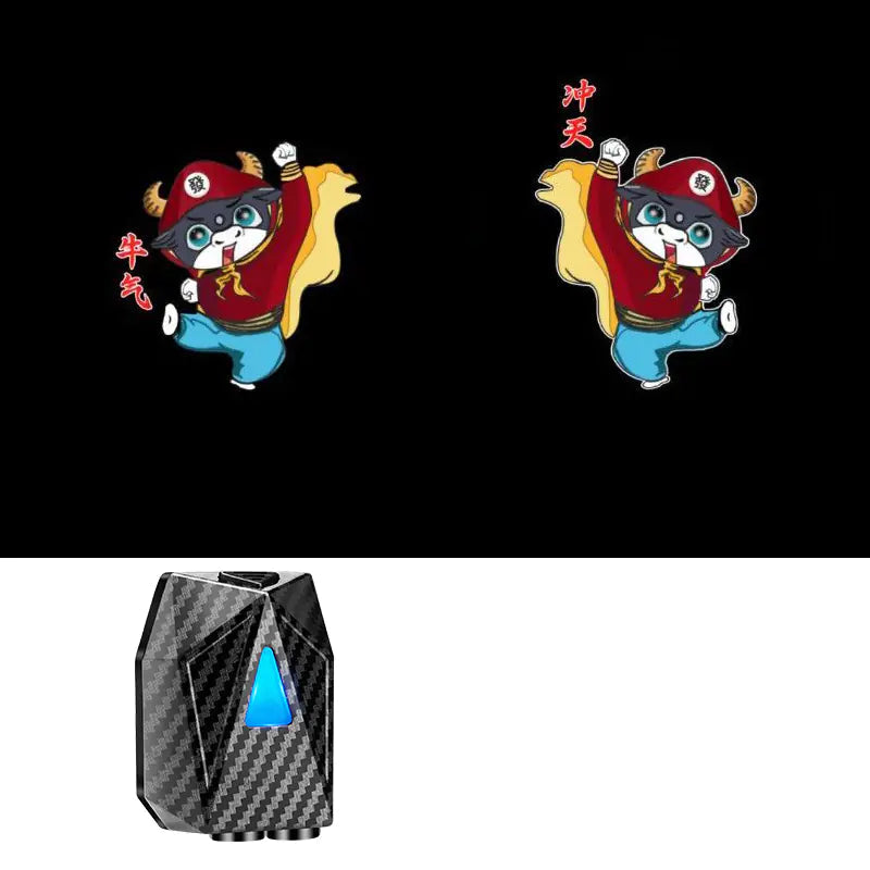 Car Door Dynamic Welcome Light with Projection Effect